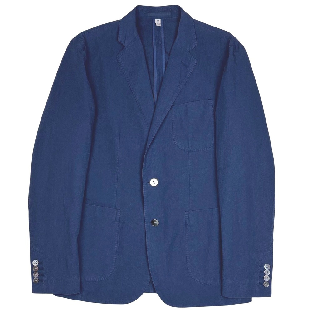 Hardy Amies Heddon Fit Blazer Sport Coat Mens 40R Navy Textured Old Money Luxury